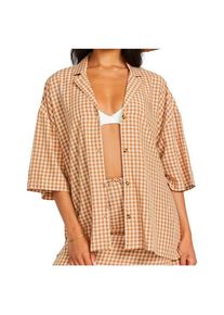 Billabong Beach Side S/S WVN Hemd Damen (Gr L |beige)