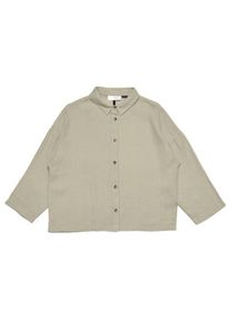 Mazine 3/4 Sleeve Linen Shirt Bluse Women (Gr XXL |grau/beige)
