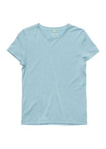 DEVOLD Classic Tee Merinoshirt Damen (Gr L |blau)