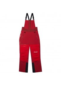 Berghaus MTN Arete Descend GTX Bib Pant Regenhose Damen (Gr 10 |rot |wasserdicht)