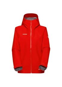 Mammut Crater Light Hardshell Hooded Jacket Regenjacke Damen (Gr XS |rot |wasserdicht)
