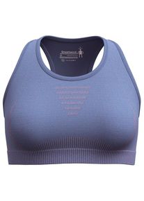 Sport-BH Smartwool Intraknit Racerback Bra Damen (Gr XS |blau/lila)