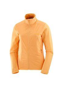Salomon Essential Lightwarm Hybrid Fleecejacke Women (Gr M |orange)