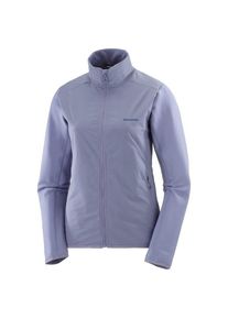 Salomon Essential Lightwarm Hybrid Fleecejacke Damen (Gr S |grau)