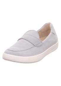 Legero Damen Slipper "SILENCE", Gr. 39aria (hellblau), Veloursleder, unifarben, sportlich, Schuhe, Freizeitschuh, Slip-On Sneaker mit bequemem
