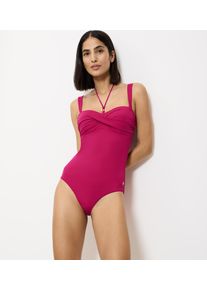 Triumph Damen Badeanzug "Summer Twist OPD", lila, elegant, Gr. 44, Microfaser, Obermaterial: 77% Polyamid, 23% Elasthan, Badeanzüge, Eleganz und