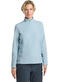 Jack Wolfskin Damen Strickfleece-Pullover "TAUNUS", blau, sportlich, Gr. XXL, Obermaterial: 100% Polyester, Pullover