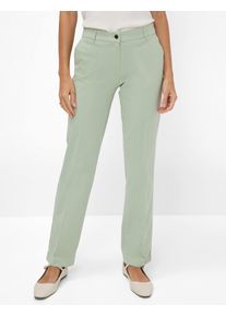 Brax Damen 5-Pocket-Hose "Style MARON", grün, Gr. 19, 71% Baumwolle, 20% Lyocell, 9% Elasthan, Hosen
