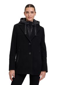 Gil Bret Damen Winterjacke "Gil Bret Winterjacke mit abnehmbarem Westenteil", schwarz, sportlich, Gr. 42, Obermaterial: 75% Wolle, 20% Polyamid, 5%