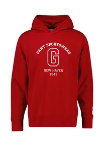 Gant Herren Hoodie "GRAPHIC SWEAT HOODIE", rot, casual, Gr. XXL, Sweatware, Obermaterial: 80% Baumwolle, 20% Polyester, Sweatshirts