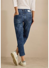 Street One Damen Slim-fit-Jeans, blau, casual, Gr. 36, unifarben, Jeans, 78% Baumwolle, 20% Polyester, 2% Elasthan, Jeans, aus Baumwolle mit