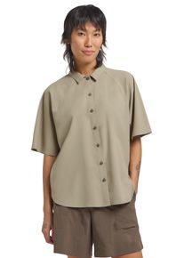 Jack Wolfskin Damen Kurzarmhemd "SIERRA QUEST SS SHIRT W", grau, sportlich, Gr. XS, Obermaterial: 100% Polyester, Hemden