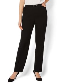 Damen Anzughose "HERMANN LANGE Collection Businesshose Bügelfaltenhose", schwarz, Gr. 25, HERMANN LANGE Collection, 100% Polyester, Hosen