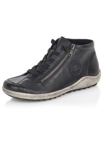 Remonte Damen Sneaker, Gr. 39, schwarz, Leder, sportlich, Schuhe, mit Außenreißverschluss