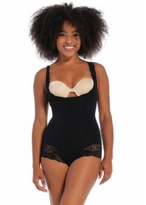 Damen Shaping-Body "Super Control Body", MAGIC BODYFASHION, Gr. M, schwarz, Netz, Obermaterial: 85% Polyamid, 15% Elasthan, unifarben, feminin,