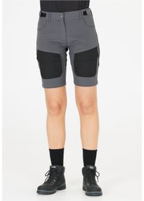 WHISTLER Damen Shorts "Lara", grau, sportlich, Gr. 36, mehrfarbig, 65% Polyester, 35% Baumwolle, Hosen, mit dehnbarem Funktionsstretch