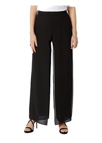 Damen Palazzohose "HERMANN LANGE Collection Palazzohose", schwarz, Gr. 38, HERMANN LANGE Collection, 100% Polyester, Hosen