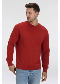 Levi's LEVI'S Herren Sweatshirt "SWEATSHIRT NEW ORIGINAL CREW", rot, casual, Gr. S, unifarben, Sweatware, Obermaterial: 100% Baumwolle, Sweatshirts