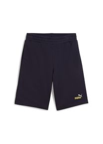 Puma Herren Trainingsshorts "ESS 2 COLOR NO. 1 LOGO SHORTS 10" TR", blau, sportlich, Gr. XL, bedruckt, Sweatware, Obermaterial: 68% Baumwolle, 32%