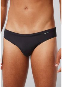 Bruno Banani Herren Badeslip "Mini Wave Line 2.0 Swim", schwarz, klassisch, Gr. XXL, unifarben, Polyamid, Elasthan, Badehosen, mit seitlicher