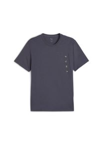 Puma Herren Trainingsshirt "M TAD TECH TRIBLEND TEE", grau, sportlich, Gr. XL, Jersey, Obermaterial: 50% Polyester, 25% Baumwolle, 25% Viskose, Shirts