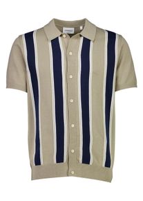 LINDBERGH Herren Strickjacke "LINDBERGH Cardigan Kurzarm", blau, Gr. XXL, Oberstoff: 100% Baumwolle, Strickjacken