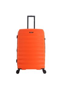 Saxoline Koffer "Flow", orange, casual, Koffer, aus robustem ABS/PC-Material