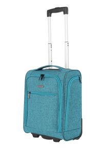 Travelite Weichgepäck-Trolley "CABIN Bordtrolley Underseat, 43 cm", blau, Polyester, unifarben, Basic, Koffer, Handgepäck-Koffer Reisekoffer mit