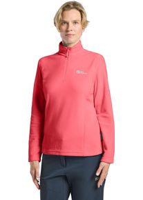 Jack Wolfskin Damen Strickfleece-Pullover "TAUNUS", orange, sportlich, Gr. L, Obermaterial: 100% Polyester, Pullover