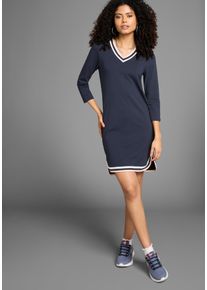 Kangaroos Damen Shirtkleid, bunt, casual, Gr. 50, unifarben, unifarben mit Farbeinsatz, Jersey, Obermaterial: 95% Baumwolle, 5% Elasthan, Kleider,
