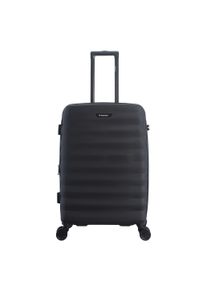 Saxoline Koffer "Flow", schwarz, casual, Koffer, aus robustem ABS/PC-Material