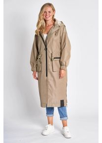 Zhrill Damen Allwetterjacke "AILA", grün, casual, Gr. S, unifarben, Web, Obermaterial: 100% Polyester, Jacken, mit seitlichen Eingrifftaschen und