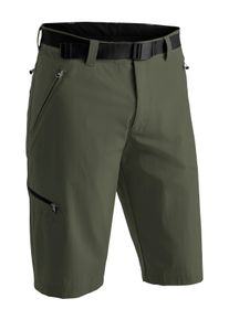 Maier Sports Herren Bermudas "Nil Bermuda", grün, Gr. 54, 90% Polyamid, 10% Elasthan, Hosen, kurze Herren Wanderhose, moderne Outdoor-Bermuda,
