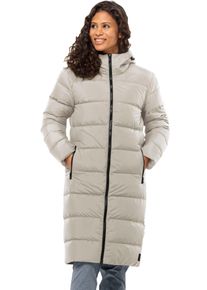Jack Wolfskin Damen Daunenmantel "FROZEN PALACE COAT W", beige, sportlich, Gr. XS, Obermaterial: 100% Polyester. Futter: 100% Polyester. Füllung: 90%