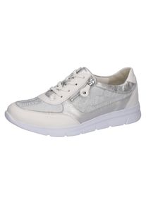 Waldläufer WALDLÄUFER Damen Keilsneaker "K-JENNY", Gr. 7, bunt, Nappaleder, Nubukleder, metallic, sportlich, Schuhe, Schnürschuh, Halbschuh, Freizeitschuh in