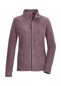 Killtec Damen Fleecejacke "KOW 106 WMN FLC JCKT", lila, sportlich, Gr. 42, 100% Polyester, Jacken