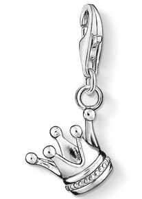 Thomas Sabo Damen Charm-Einhänger "Krone, 0887-001-12", silber, Silber 925 (Sterlingsilber), Charms
