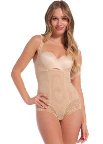 Damen Shaping-Body "Super Control Body", MAGIC BODYFASHION, Gr. L, braun, Netz, Obermaterial: 85% Polyamid, 15% Elasthan, unifarben, feminin, Bodies,