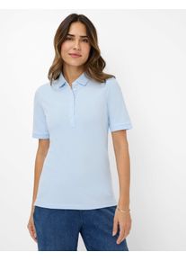 Brax Damen Poloshirt "Style CLEO", blau, Gr. 44, 97% Baumwolle, 3% Elasthan, Shirts
