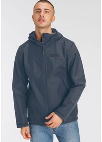 Jack Wolfskin Herren Funktionsjacke "FARWOOD JKT M", blau, sportlich, Gr. S, Obermaterial: 100% Polyester. Futter: 100% Polyester, Jacken,