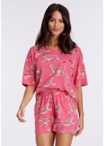 Vivance Dreams Große Größen Shorty Gr. 44/46 pink für Damen