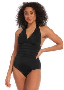 Damen Badeanzug "Shaping Halter Swimsuit", schwarz, feminin, Gr. S, MAGIC BODYFASHION, Obermaterial: 80% Polyamid, 20% Elasthan, Badeanzüge, mit
