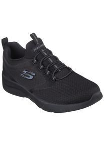 Skechers Damen Slip-On Sneaker "DYNAMIGHT 2.0", Gr. 35, schwarz, Textil, sportlich, Schuhe, mit zwei praktischen Anziehlaschen