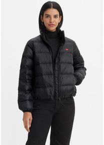 Levi's LEVI'S Damen Kurzjacke "WMS PACKABLE JACKE", schwarz, casual, Gr. M, unifarben, Web, Obermaterial: 100% Polyamid, Jacken, mit Taschen