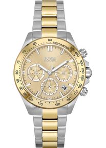 BOSS Damen Multifunktionsuhr "NOVIA", silber, Armbanduhren, Quarzuhr, Damenuhr, Herrenuhr Armbanduhr, Edelstahlarmband