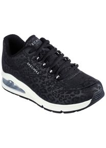 Skechers Damen Sneaker "UNO 2 - IN-KAT-NEATO", Gr. 35, schwarz, Lederimitat, Textil, sportlich, Schuhe, mit Skech-Air-Luftkammernsohle,