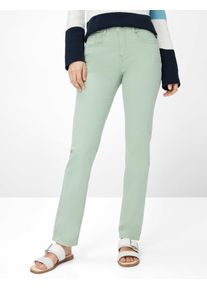 Brax Damen 5-Pocket-Jeans "Style CAROLA", grün, Gr. 50, 96% Baumwolle, 4% Elasthan, Jeans