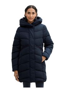 Tom Tailor Damen Steppmantel, blau, casual, Gr. XXXL, unifarben, Web, Obermaterial: 100% Polyester. Futter: 100% Polyester, Mäntel, mit Kapuze