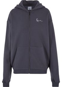 Karl Kani Herren Sweatjacke "Karl Kani Herren", grau, Gr. S, unifarben, 80% Baumwolle, 20% Polyester, Sweatjacken