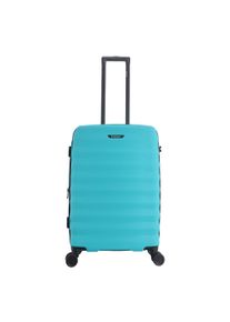 Saxoline Koffer "Flow", blau, casual, Koffer, aus ABS-Material